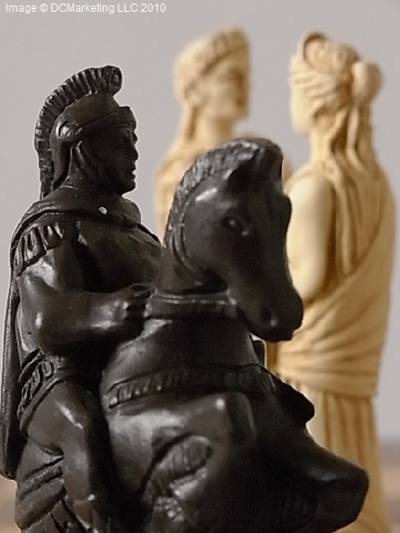 Roman Plain Theme Chess Set